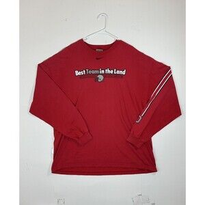 Vintage Y2K Nike Swoosh Ohio State Buckeyes Championship T-Shirt Red Men’s 2XL